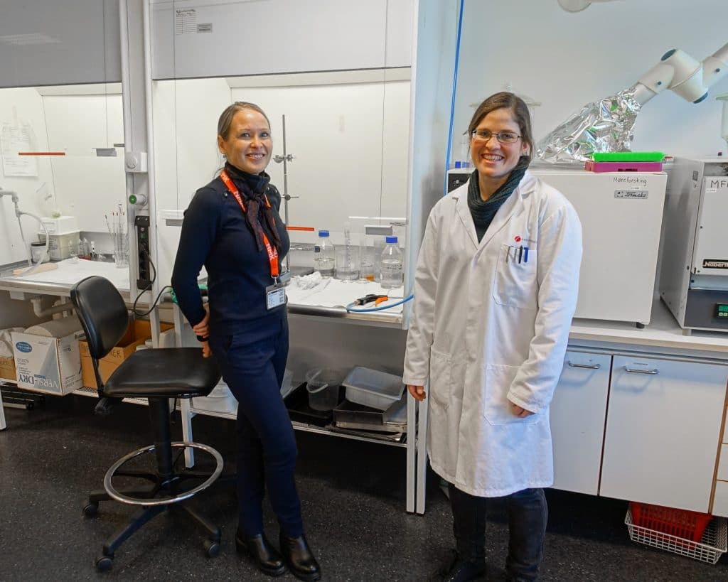 Scientists in laboratory